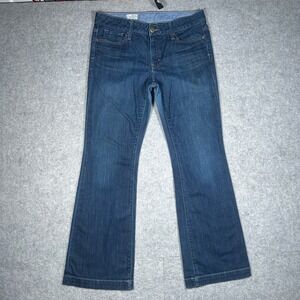 Gap denim jeans Womens 30/10r Blue Long & Lean flare bootcut stretch casual